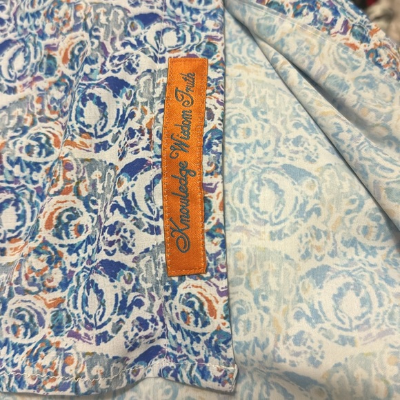 Robert Graham Del Sol Multi Print Button Up Short Sleeve Classic Fit Stretch 4XL - Picture 11 of 11
